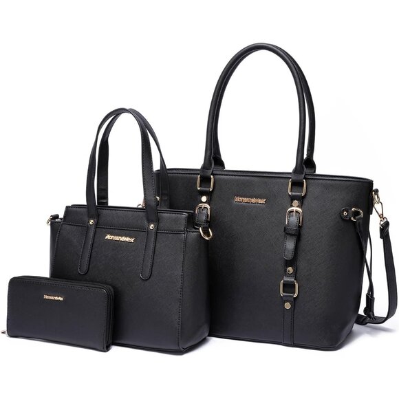 Versatile 3PCS Tote Bag and Wallet Set: Stylish Handbags for Every Occasion - Picture 1 of 6